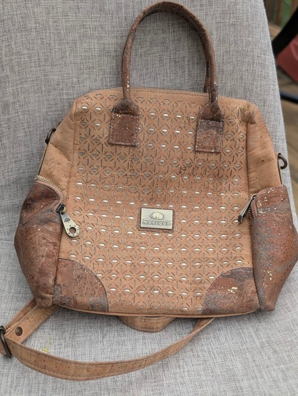 Montado Cork Style Tote Crossbody Convertible Backpack Cottagecore Made Portugal
